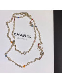 Chanel Colored Crystal Long Necklace 2020