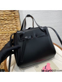 Loewe Lazo Mini Tote Bag in Box Calfskin Leather Black 2021