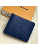 Louis Vuitton Men's Slender ID Epi Leather Wallet M60628 Blue 2019