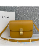 Celine Medium Classic Bag in Box Calfskin 8007 Yellow 2020 (Top quality)