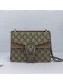 Gucci Dionysus GG Canvas Mini Bag 421970 Khaki Grey 2021