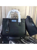 Prada Dual Calf Leather Bag 1BA178 Black 2018