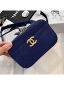 Chanel Grained Calfskin Waist Bag/Belt Bag AS0311 Blue 2019