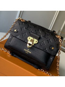 Louis Vuitton Monogram Empreinte Leather Vavin BB Shoulder Bag M44550 Black 2018