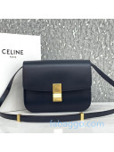 Celine Medium Classic Bag in Box Calfskin 8007 Navy Blue 2020 (Top quality)