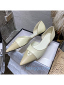 Chanel Vintage Lambskin Flat Ballerinas 20101902 Cream White/Beige 2020