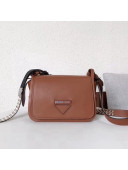 Prada Concept Calf Leather Bag 1BD123 Caramel 2018