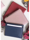 Louis Vuitton Epi Trio Wallet M62254 Blue/Red/Pink 2017