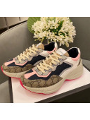 Gucci Rhyton GG Supreme Multicolor Sneakers Pink 2020
