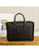 Prada Men's Saffiano Leather Business Briefcase Bag 2VH1026 Black 2021