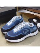 Chanel Denim Sneakers G37122 Blue 2021