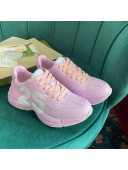 Gucci Rhyton Leather Sneaker with '25' Pink 2021 02