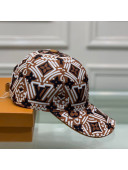 Louis Vuitton LV Crafty Baseball Hat Caramel Brown/White 2020