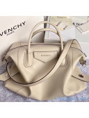 Givenchy Medium Antigona Soft Bag in Smooth Leather Off-White 2020