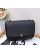 Chanel Large Quilting Lambskin Chain Flap Bag AS0138 Black 2019