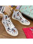 Gucci x Disney GG High top Sneakers White 2020 (For Women and Men)