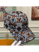 Louis Vuitton LV Crafty Baseball Hat Brown/Black 2020