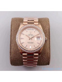 Rolex Datejust Watch 40mm With Crystal Pink Gold 2020 Top Quality 