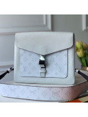 Louis Vuitton Men's Outdoor Flap Slim Messenger Shoulder Bag M30411 White 2020