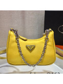 Prada Re-Edition Nylon Mini Shoulder Bag 1TT122 Bright Yellow 2021