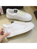 Chanel Calfskin Sneakers G36295 White/Yellow 2021