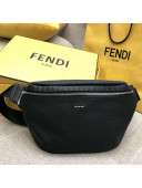 Fendi Grainy Leather Belt Bag Black 2018