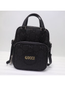 Gucci Off The Grid Shoulder Bag in Black GG Nylon 625850 2020