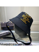 Gucci Canvas Bucket Hat Black 2021 110512