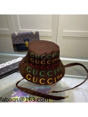 Gucci Canvas Bucket Hat Brown 2021 110510