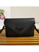 Prada Saffiano Leather Mini Bag 1BP020 Black 2020