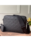 Louis Vuitton Duo Messenger Bag in Monogram Shadow Leather M69827 Black 2021