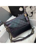 Chanel Iridescent Aged Calfskin Gabrielle Hobo Bag A93824 2019