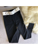 Gucci Logo Band Tights Black/White 2020  
