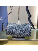 Dior x Shawn Men's Roller Messenger Bag Navy Blue 2021
