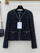 Chanel Tweed Jacket CHJ021921 Black 2022