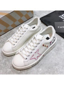 Golden Goose Graffiti White Calfskin Sneaker Pink 2021 41 