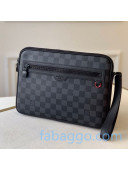 Louis Vuitton Men's Clutch Bag N44488 Damier Graphite Canvas 2020