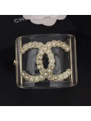 Chanel Resin Crystal CC Cuff Bracelet 02 2019