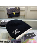 Chanel Wool Knit Hat Black 2021 110569