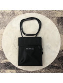 Balen...ga Black Nylon Phone Bag With Shoulder Strap 2018