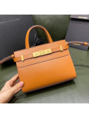 Saint Laurent Manhattan Nano Bag in Toothpick-Leather 593741 Brown 2021