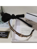 Chanel Bow Headband Black 2021