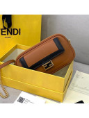 Fendi Easy 2 Baguette Chain Mini Bag Brown 2021