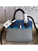 Louis Vuitton Gradient Blue and Stripes City Steamer Mini Top Handle Bag M53799 2019
