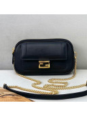 Fendi Easy 2 Baguette Chain Mini Bag Black 2021