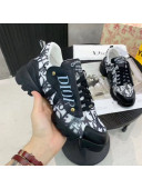 Dior Saddle Oblique Sneakers Black 2020