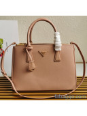Prada Medium Saffiano Leather Prada Galleria Bag 1BA274 Apricot 2020