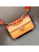 Chanel Grained Calfskin Sunset On The Sea Small Flap Bag AS0061 Orange 2019