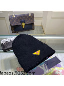 Prada Wool Knit Hat Black 2021 110590