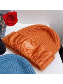 Prada Knit Hat Orange 2021 03